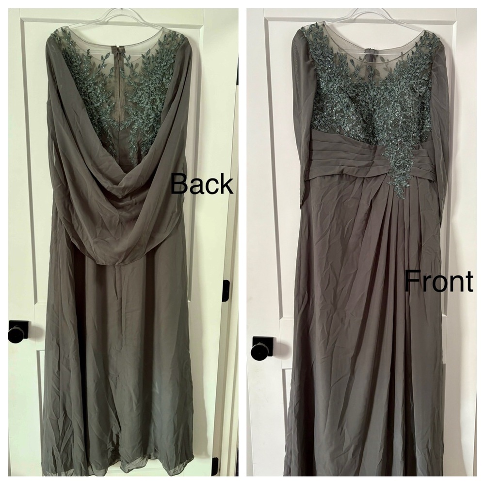 JJs House Gray Dress with Detailing